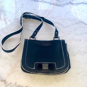 Lulu Guinness Black Bowtique Crossbody Bag